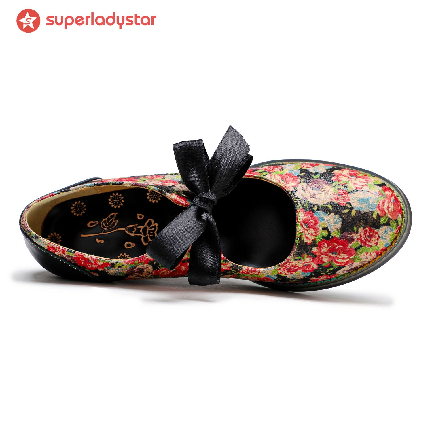 Hand-Painted Floral Laces Elegant Pumps