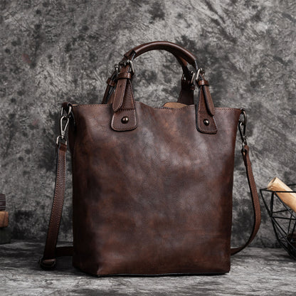 Sac en cuir doux et durable à la main rétro