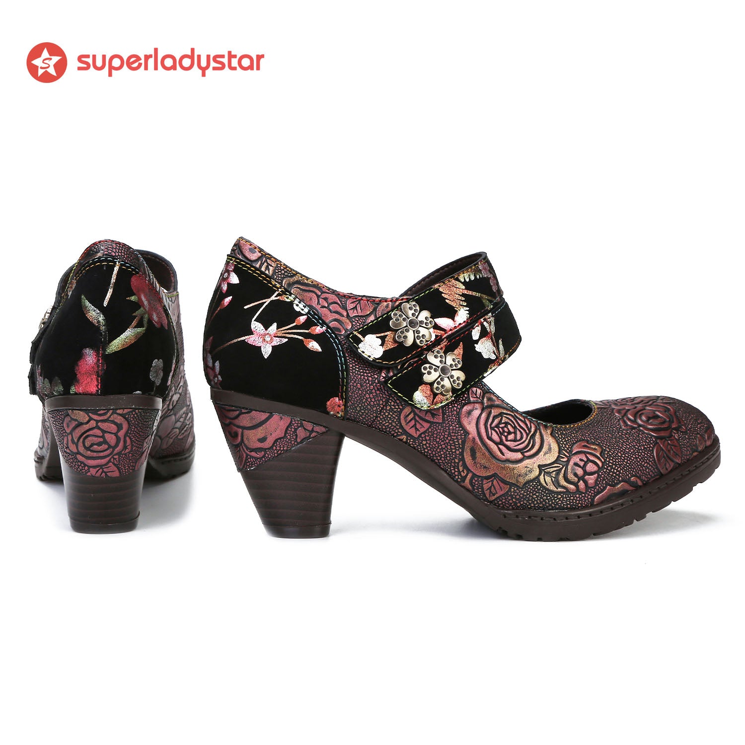 Hand Painted Mysterious &amp;  Elegant Pumps