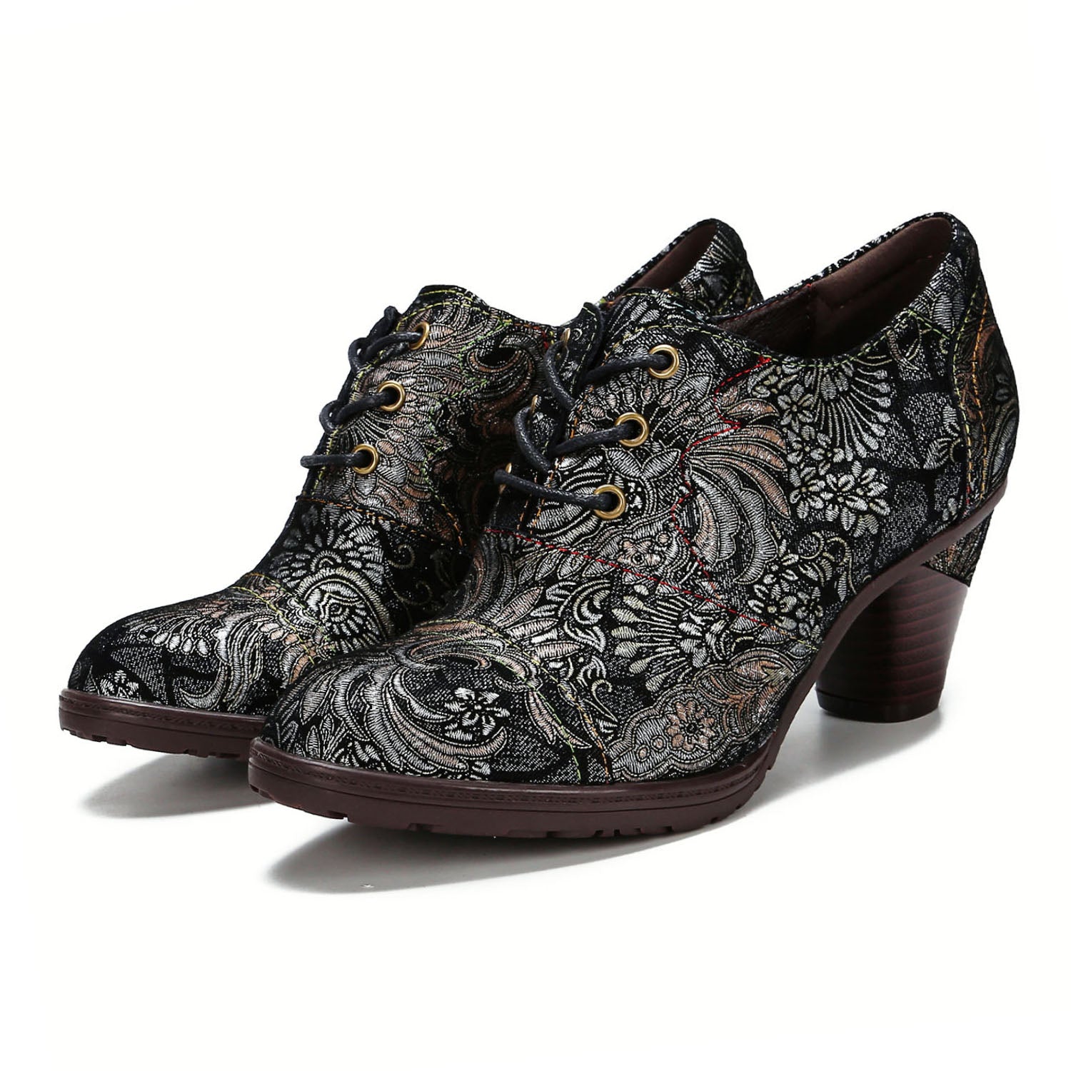 Retro Handmade Leather Exquisite Pumps â superladystar