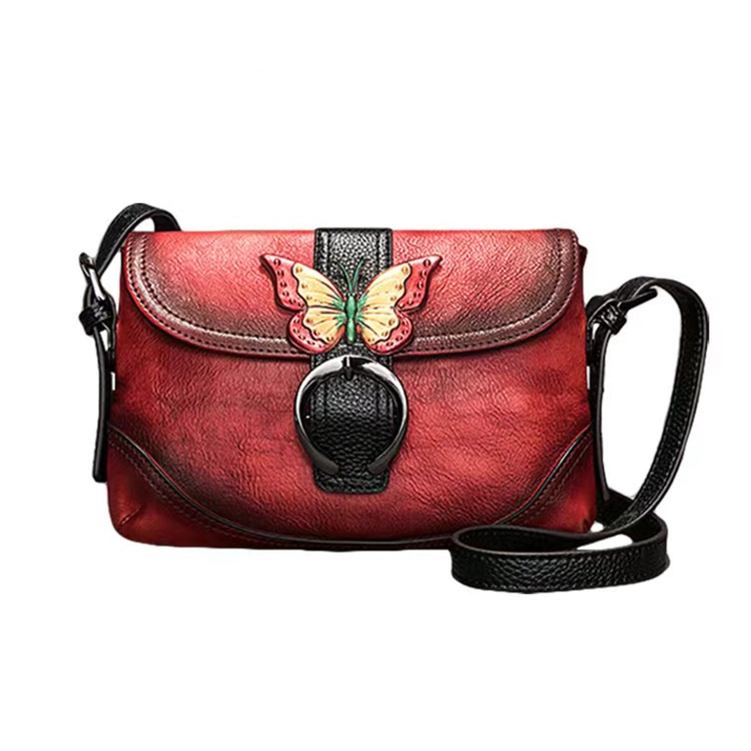 Vintage Handmade Soft Butterfly Durable Handbag